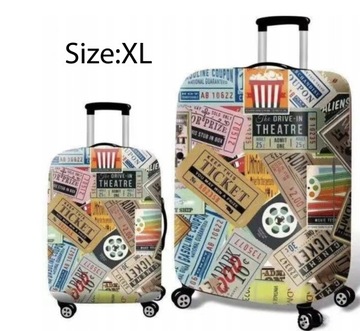 Pokrowiec Na Walizkę Podróżną Ochronny Etui XL