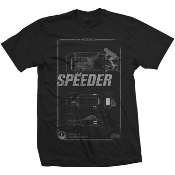 Koszulka Star Wars Rey Speeder Retro T-shirt