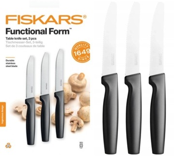 Набор набора кухонных ножей Fiskars.