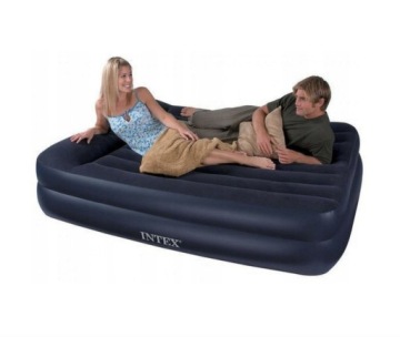 ДВОЙНОЙ НАДУВНОЙ МАТРАС С НАСОСНОЙ КРОВАТЬЮ INTEX