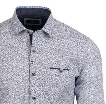 KOSZULA MĘSKA BIAŁA WIZYTOWA ELEGANCKA SLIM CASUAL TURECKA 3XL 47/48