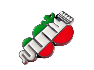Emblemat Godło do Alfa Romeo 80 mm - Srebrny