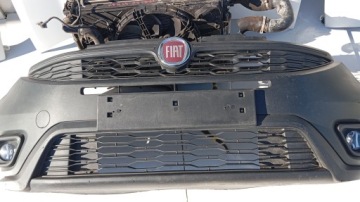 Передняя часть Fiat Doblo II 15 в сборе - капот, крыло, бампер, фонари.