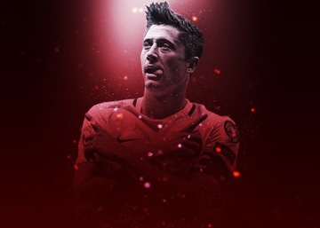 Фото-Плакат Сборная ПОЛЬШИ LEWANDOWSKI 50x70