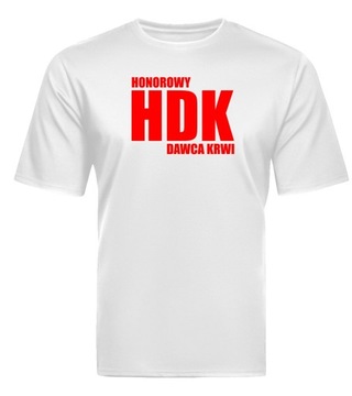 Koszulka HONOROWY DAWCA KRWI rozmiar XL