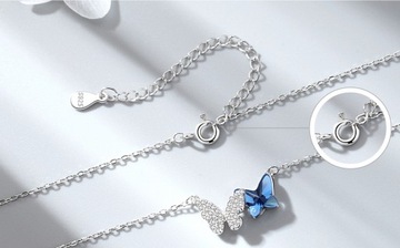Кулон Butterfly, бабочки, бабочка, цирконы
