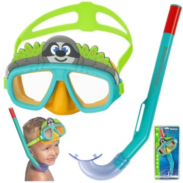 Zestaw Do NURKOWANIA dla dzieci 3-6 lat Bestway 24059 Maska Rurka UV