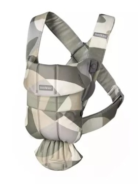 BABYBJORN MINI Cotton - переноска-переноска, Хаки/Зеленый Pri