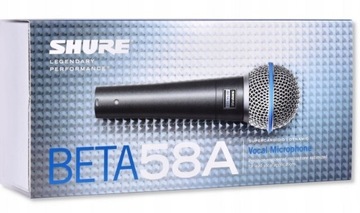 Динамический вокальный микрофон Shure BETA 58A, профессиональный, оригинальный