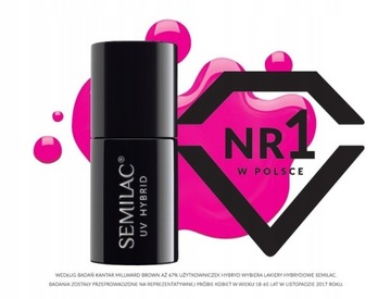 SEMILAC TOP NO WIPE MAT VIOLET GALAXY 7МЛ