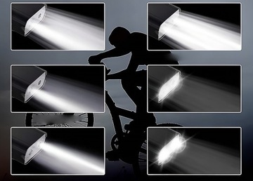 СВЕТОДИОДНАЯ ВЕЛОСИПЕДНАЯ ЛАМПА ДЛЯ ВЕЛОСИПЕДА, РУЛЬ, АККУМУЛЯТОРНАЯ, МОЩНАЯ, USB + ЗАДНЯЯ