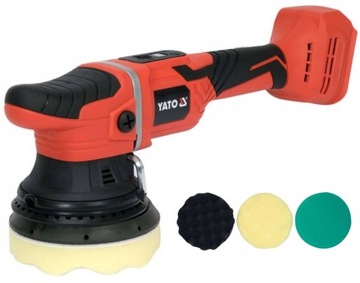 YATO YT-82925 POLERKA SAMOCHODOWA AKU 18V + 3GĄBKI