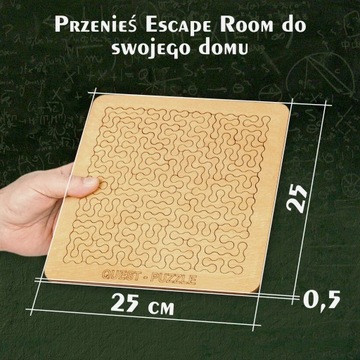 ESC WELT Quest Puzzle XL - Игра из берёзового дерева, 52 детали