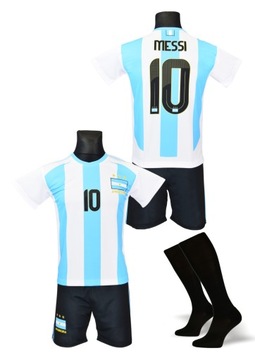 Комплект MESSI ARGENTINA, рубашка, шорты, носки, размер. 134