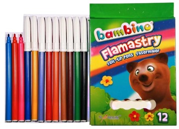 Бэмбино маркеры 12 цветов