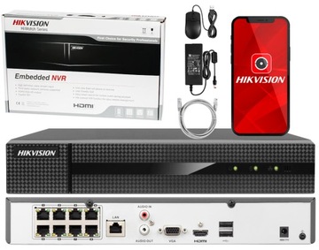 Hikvision 8x Poe Recorder для IP -камер NVR 8MPX