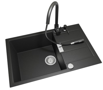 Zlewozmywak jednokomorowy Franke Sirius S2D 611-78 XL bateria dozownik
