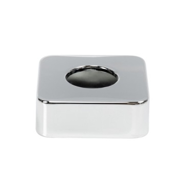 ROZETA FI 32MM CHROM KWADRATOWA PŁASKA 70X70/25