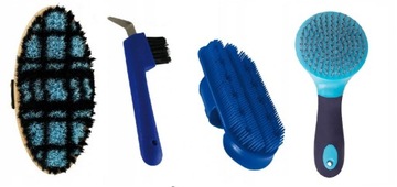 YORK, Щетка Axel для гривы и хвоста, синяя