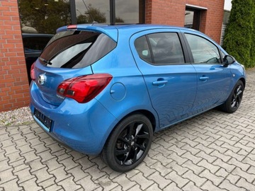 Opel Corsa E Hatchback 3d 1.4 Turbo 100KM 2018 Opel Corsa 1.4 benzyna 100 KM 6 biegow czarny dach zadbany mozliwa zamia, zdjęcie 3