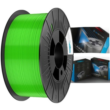 FILAMENT 3D 1,75 MM 1,1 KG 3DACTIVE PET-G WKŁADY DRUKARKA ZIELONY LIMONKA