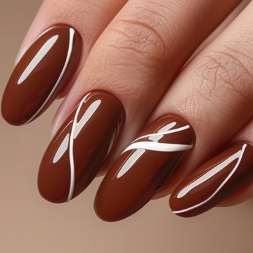 Nails Company TIPSY do paznokci przedłużanie OWALNE zestaw 240 sztuk