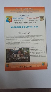 ODRA WODZISŁAW - ARKA GDYNIA 16-09-2006