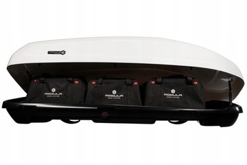 BOX Dachowy Bagażnik MODULA EVO 550L 206x90x47cm BIAŁY