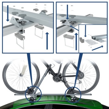 БАГАЖНИК ДЛЯ ВЕЛОСИПЕДОВ НА КРЫШЕ - АЛЮМИНИЕВЫЙ БАГАЖНИК ДЛЯ ВЕЛОСИПЕДОВ НА КРЫШЕ - AMOS
