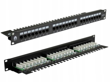 NEKU Patch panel patchpanel RACK 19'' kat6 24p UTP
