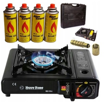PRZENOŚNA MAŁA KUCHENKA GAZOWA SAMOCHODOWA +4 GAZY