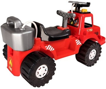 MEGA RIDE-ON Firetruck 72см ВОДЯНОЙ НАСОС Полировка