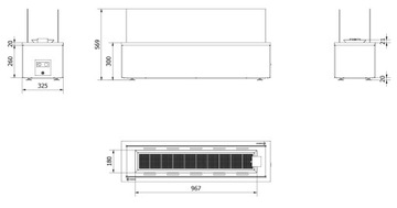 ogrzewacz gazowy PATIO horizontal parasol grzewczy