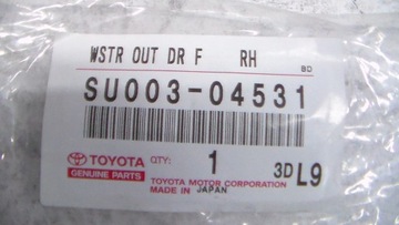 TOYOTA GT86 LIŠTA DVEŘE PRAVÝCH PŘEDNÍ 12-13R
