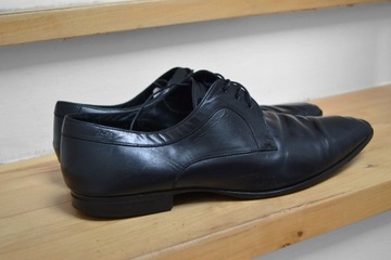 czarne półbuty boss r.44 eleganckie buty na okazję