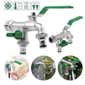 Сад Tap 1/2 '' x 3/4 '' x 3/4 '' 'Dual