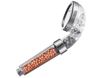 ЭКОНОМИЧНЫЙ ДУШЕВОЙ РУЧНОЙ С КАМНЕННЫМ ФИЛЬТРОМ, ИОНИЗИРУЮЩИЙ ДУШ