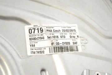 HYUNDAI IX35 1.7 CRDI 2015 RHD PŘEDNÍ PRAVÝ ZVEDÁK OKNO