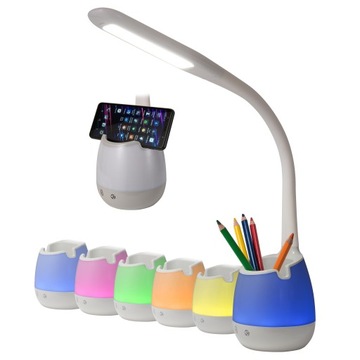 Lampka biurkowa ORGANIZER LED 5W na USB akumulator