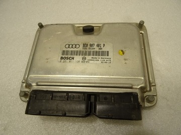 AUDI A4 B6 A6 C5 JEDNOTKA MOTORU 8E0907401P 0281011136 BOSCH