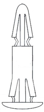 Spinka dystans słupek kołek do płytek PCB L = 5 mm