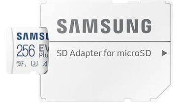 КАРТА ПАМЯТИ SAMSUNG EVO+ 256 ГБ micro SD 130 МБ/с