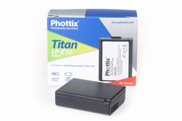 BATERIA AKU. Phottix LP-E10 do CANON X70 EOS 1100D 1200D 1300D 2000D 4000D