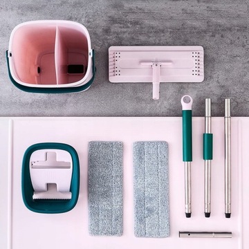 ПЛОСКАЯ ШВАБРА YROK HANDY С ДВУХКАМЕРНЫМ ВЕДРОМ