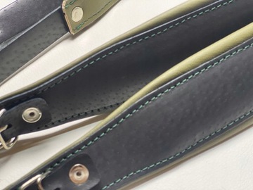 ШИРОКИЕ ремни для переноски гармошки NERO/VERDE 120b