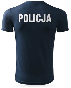 Mundurowa koszulka treningowa POLICJA - techniczna