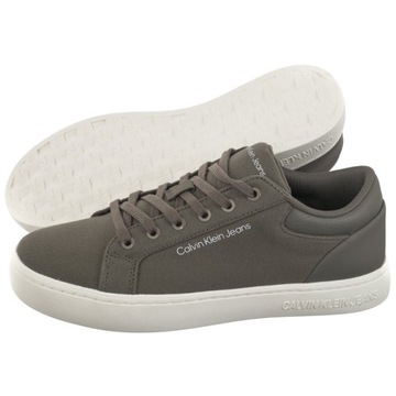 Buty Półbuty Męskie Calvin Klein Classic Cupsole Olive/Bright Oliwkowe