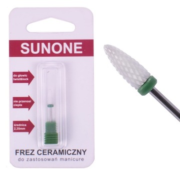 Sunone Frez Ceramiczny Stożek Żel, Akryl, Hybryda