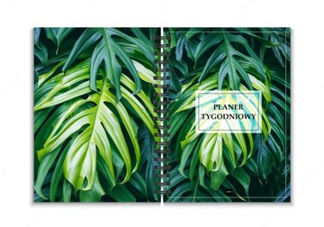 Planer tygodniowy A5 firmowy notatnik notes JUNGLE