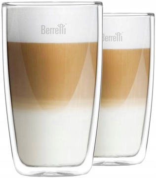 Szklanki termiczne do kawy drinków Berretti 380ml